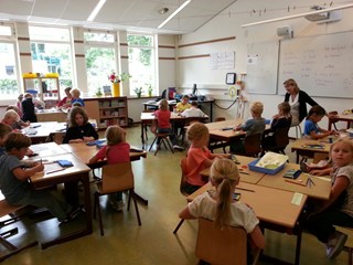 Eerste schooldag groep 4